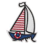 Термоаппликация "Парусная лодка 3", 4.3х5.7см