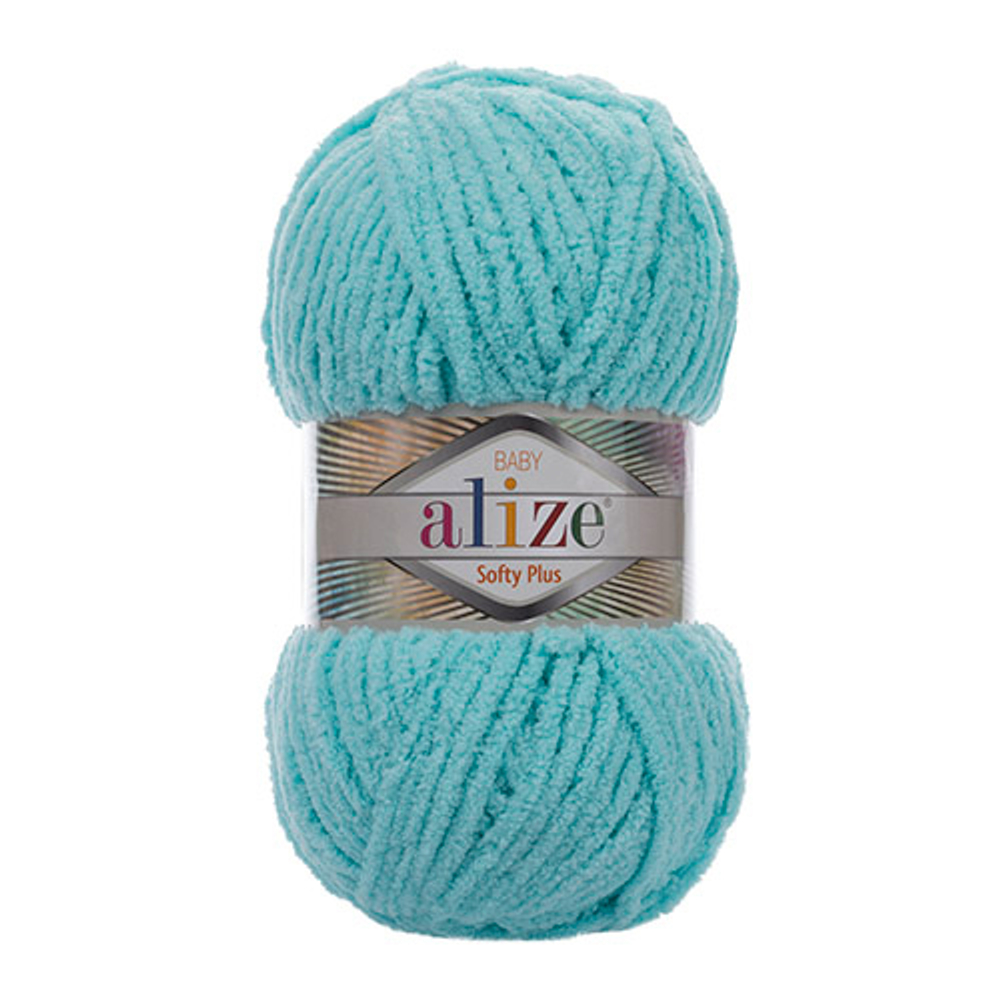 Пряжа Alize (Ализе) Softy Plus / уп.5 мот. по 100 г, 120м, 263 бирюзовый A