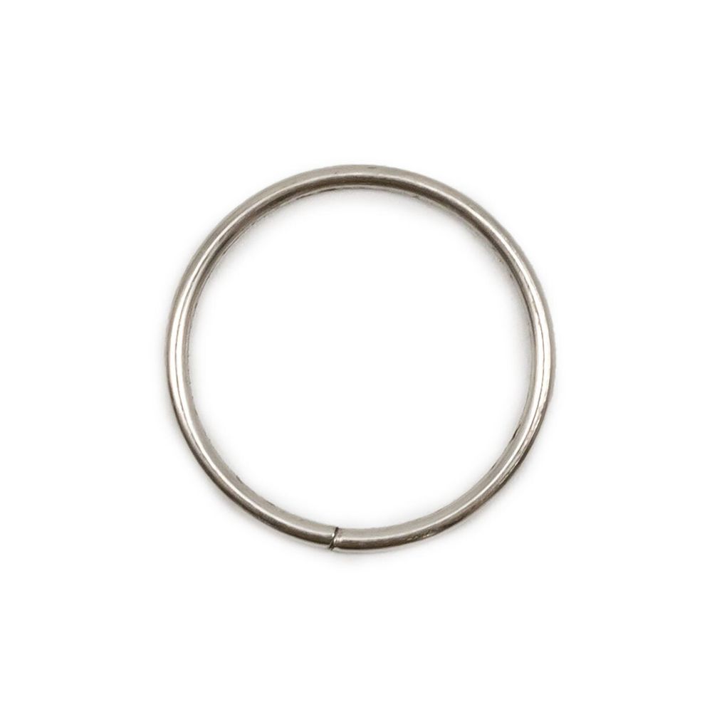 Кольцо разъемное металл in ⌀20 мм (23 мм внешн.), цв.никель, 100 шт