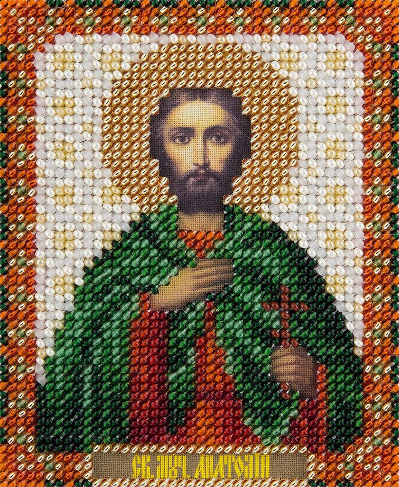 Panna, Икона Святого мученика Анатолия Никейского, 8,5х11 см