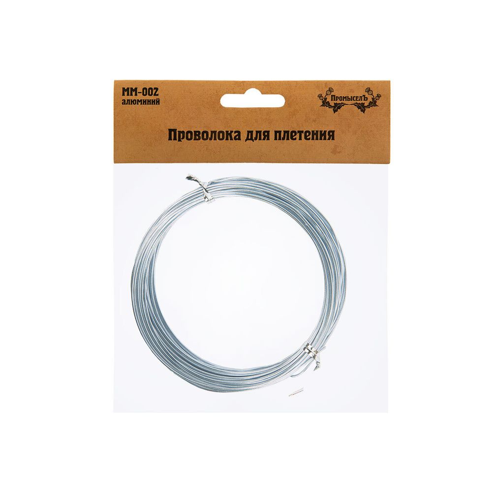 Проволока для плетения ⌀1 мм,±0.5 м, 19 св.голубой, Промысел MM-002
