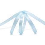 Лента атласная 1-сторонняя 6.0 мм / 22.86±1 метров, 130 св.голубой, Globus