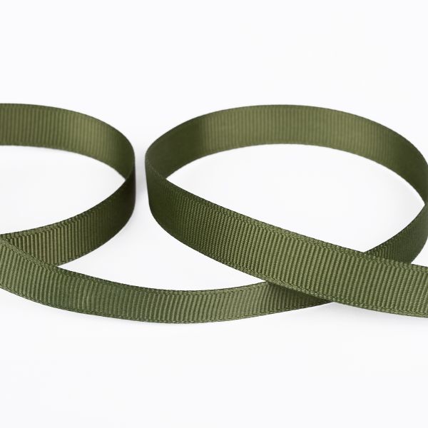 Лента репсовая (в рубчик) 12.0 мм / 45.5 метра, 083 хаки, Gamma GR-12