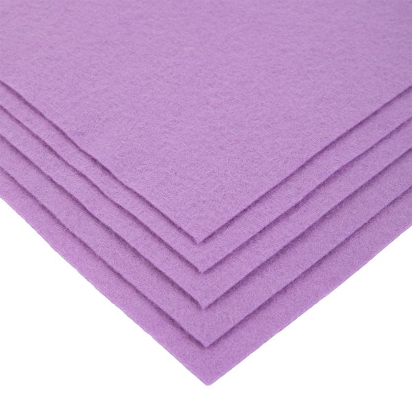 Фетр листовой 1 мм, 20х30 см, 5 шт, 110 лиловый, Blitz FKC10-20/30