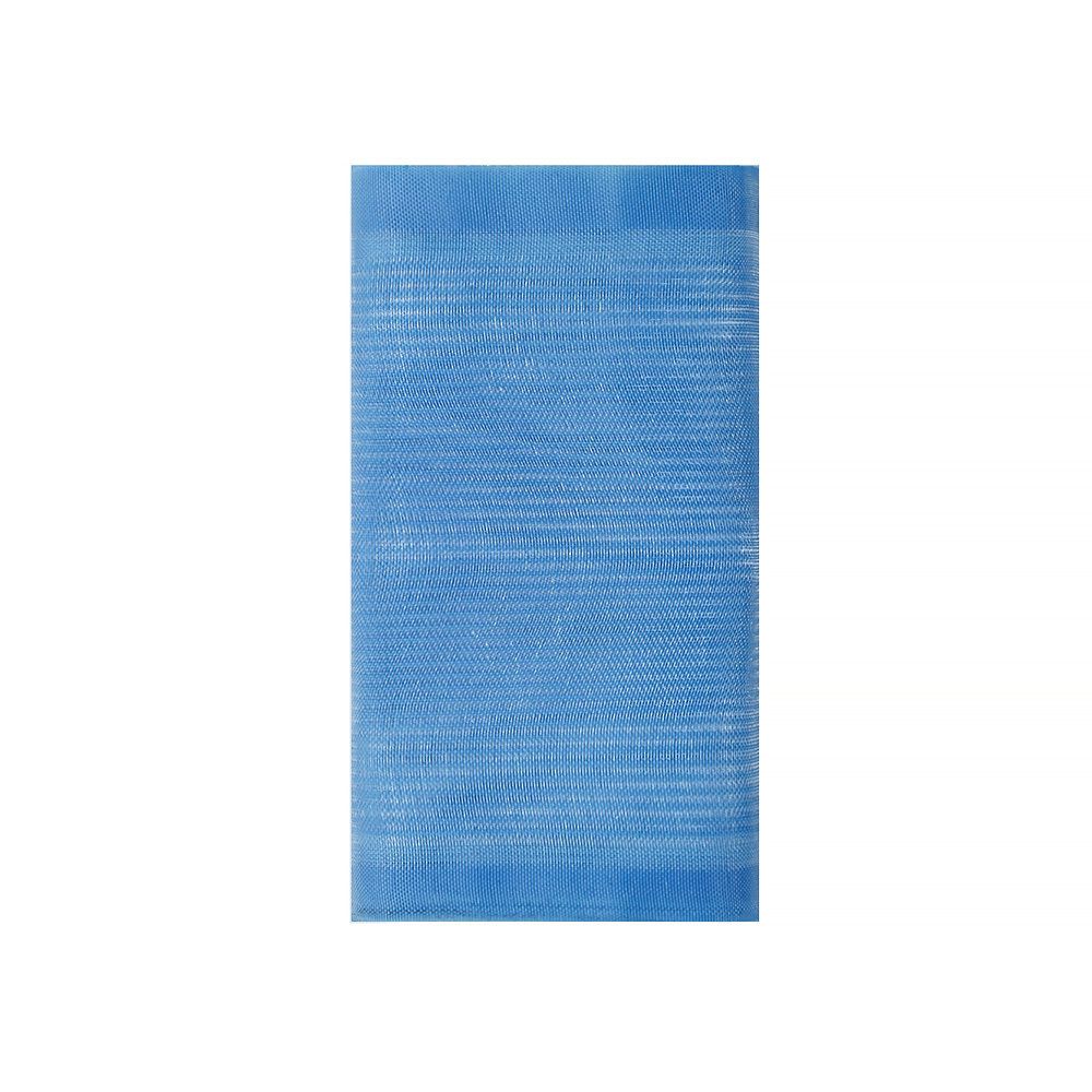 Лента капроновая (органза) для бантов 75-80.0 мм / 25±1 метров, голубой, Gamma С 3622, Gamma С 3622