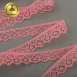 Кружево отделочное в стиле "трикотаж" 12 мм 150-2 цв.228 персиковый уп.27,4м