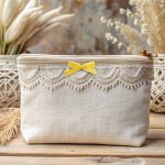 Набор текстильных бантиков, 100 шт, 402 желтый, Annet BDR