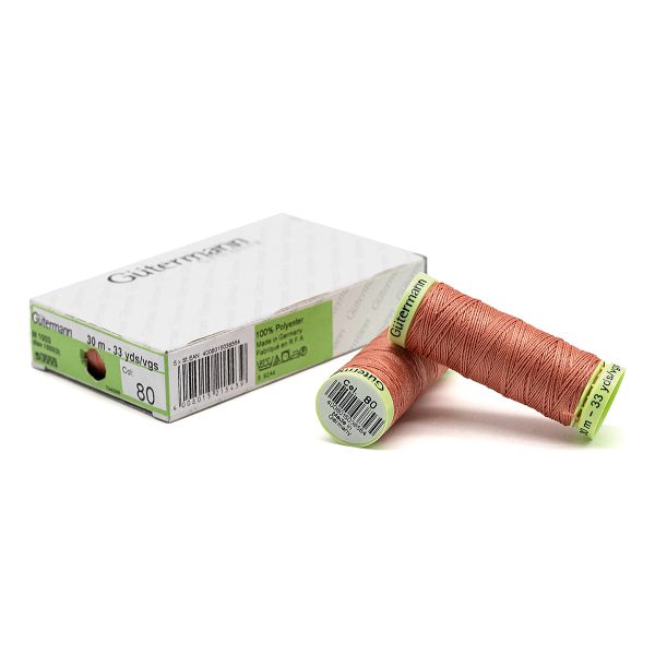 Нитки отделочные Gutermann Top Stitch, 30м, 080 перламутрово-розовый, 5 катушек