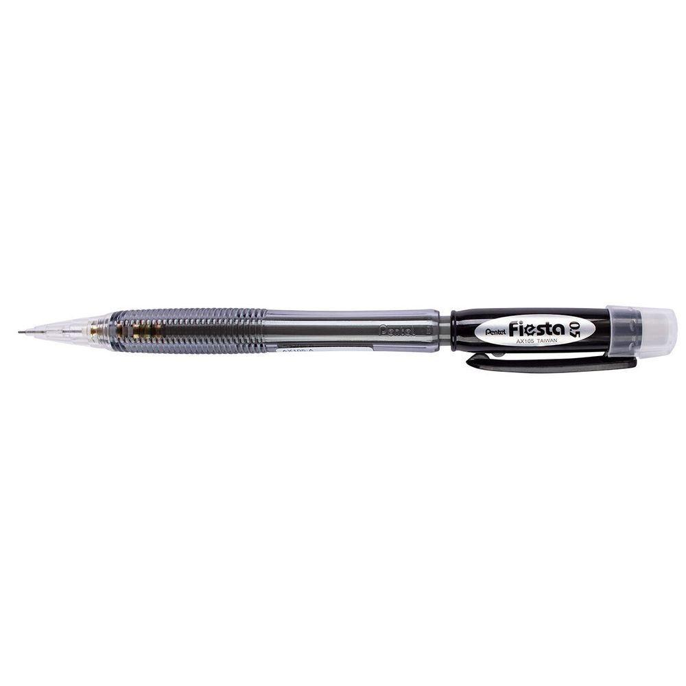 Карандаш автоматический Pentel Fiesta 0.5 мм, 12 шт, AX105-AO черный