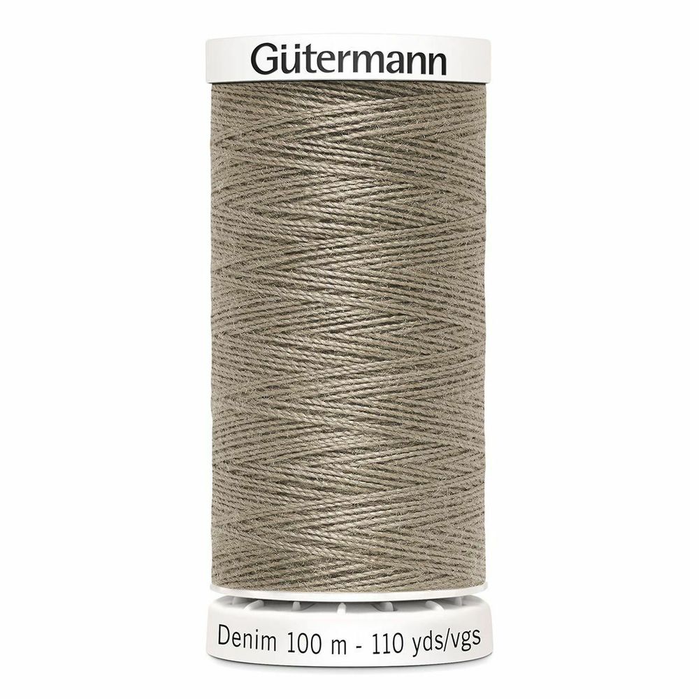 Нитки для джинсовых тканей Gutermann Denim 50, 100м, 2430, 5 катушек