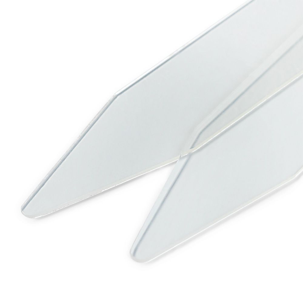 Косточки для воротника 55х10 мм, 24 шт, прозрачные, Prym 405261