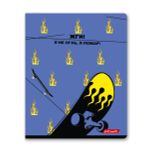 Тетрадь ученическая общая, A5+ 48 л. на скобе 65 г/м², белизна 100%, 10 шт, клетка в термоусадочной пленке, 000730 Не буди во мне зверя, Светоч 48ТЕТк-001