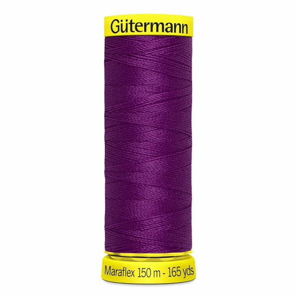 Нитки для трикотажа Gutermann Maraflex, 150м, 247 фуксия, 5 катушек