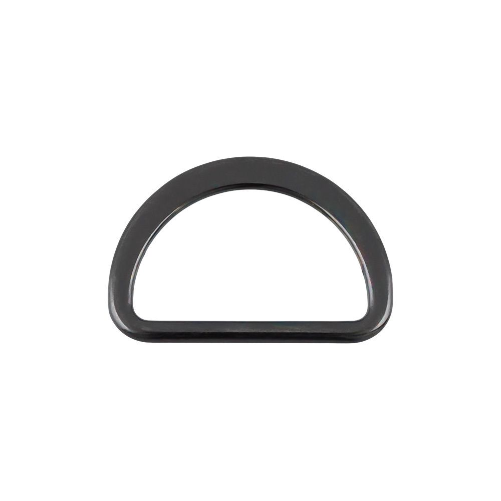 Полукольцо литое металл внутр. 25 мм, 10 шт, 06 черн.никель, Gamma GHR-25