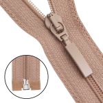 Молния спираль (витая) Arta Т5 (5 мм) 1 зам., разъем., 40 см, цв. 128 бежевый, уп.5 шт
