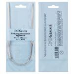 Спицы круговые металл ⌀4,5 мм, 80 см, с металлической леской, Gamma MKG
