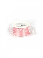 Лента атласная 1-сторонняя 38.0 мм / 22.5±1 метра, 3053 св.розовый, Magic4Hobby