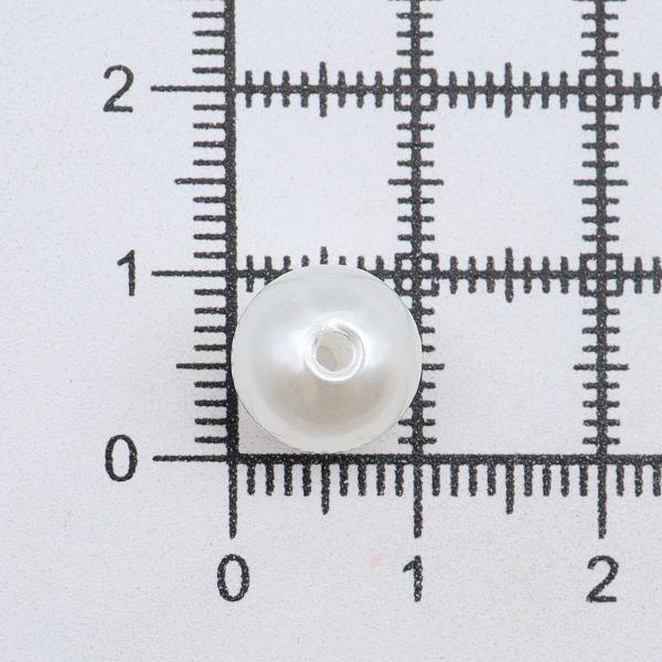 Бусины пластик ⌀10 мм, 500гр Astra&Craft (001 NL), (7706546)