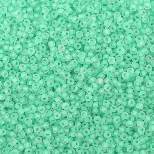 Бисер Preciosa прозрачный матовый с цв. центром 10/0 (2.3 мм), круг.отв, 50 г, (38356)