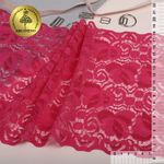 Кружево бельевое эластичное 180 мм / 18.3 м, 272, цв.фуксия-В, Kruzhevo