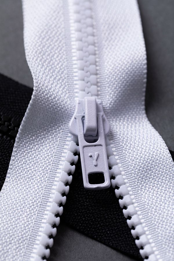 Молния трактор Т4 (4 мм) 1 зам., разъем., 40 см, 000 под алюминий, черный, G304 Gamma, 10 шт