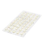 Декоративные наклейки "Жемчуг", 6х10 мм, Астра, Z24 молочный, 5 шт