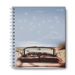 Артбук (скетчбук), выборочный лак, блок белый, 100 г/м², 23.9х20.5 см, на гребне 80 л., 2 шт, Мечте навстречу 000623, Светоч 80АРТ-004