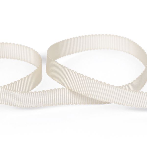 Лента репсовая (в рубчик) с зубчатым краем 10.0 мм, 25±1 метров, 810 слоновая кость, Gamma PTGR-10