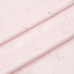 Плюш (ткань) Звезды 240 г/м², 45х50 см, ворс 2,5мм, розовый