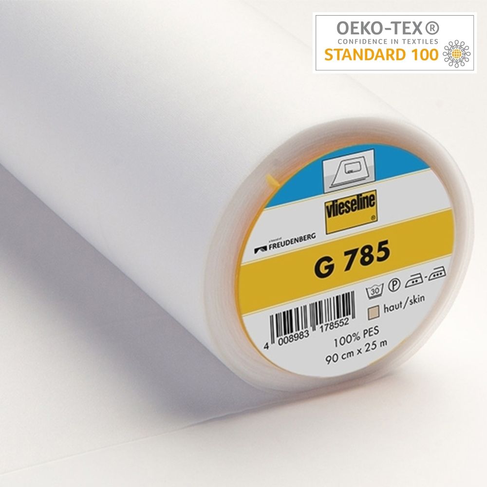 Флизелин для творчества Freudenberg 33 г/м², 90 см / рул. 25 метров, черный, Vlieseline G 785