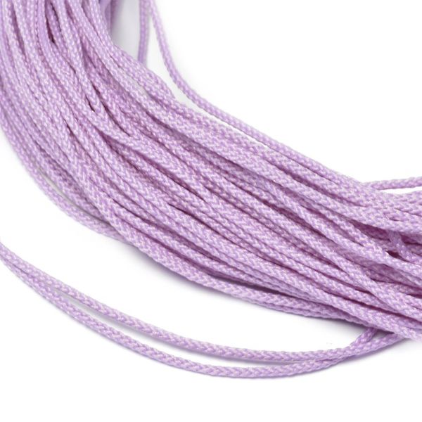 Шнур для мокасин ⌀1.5 мм / 100 метров, 017 сиреневый