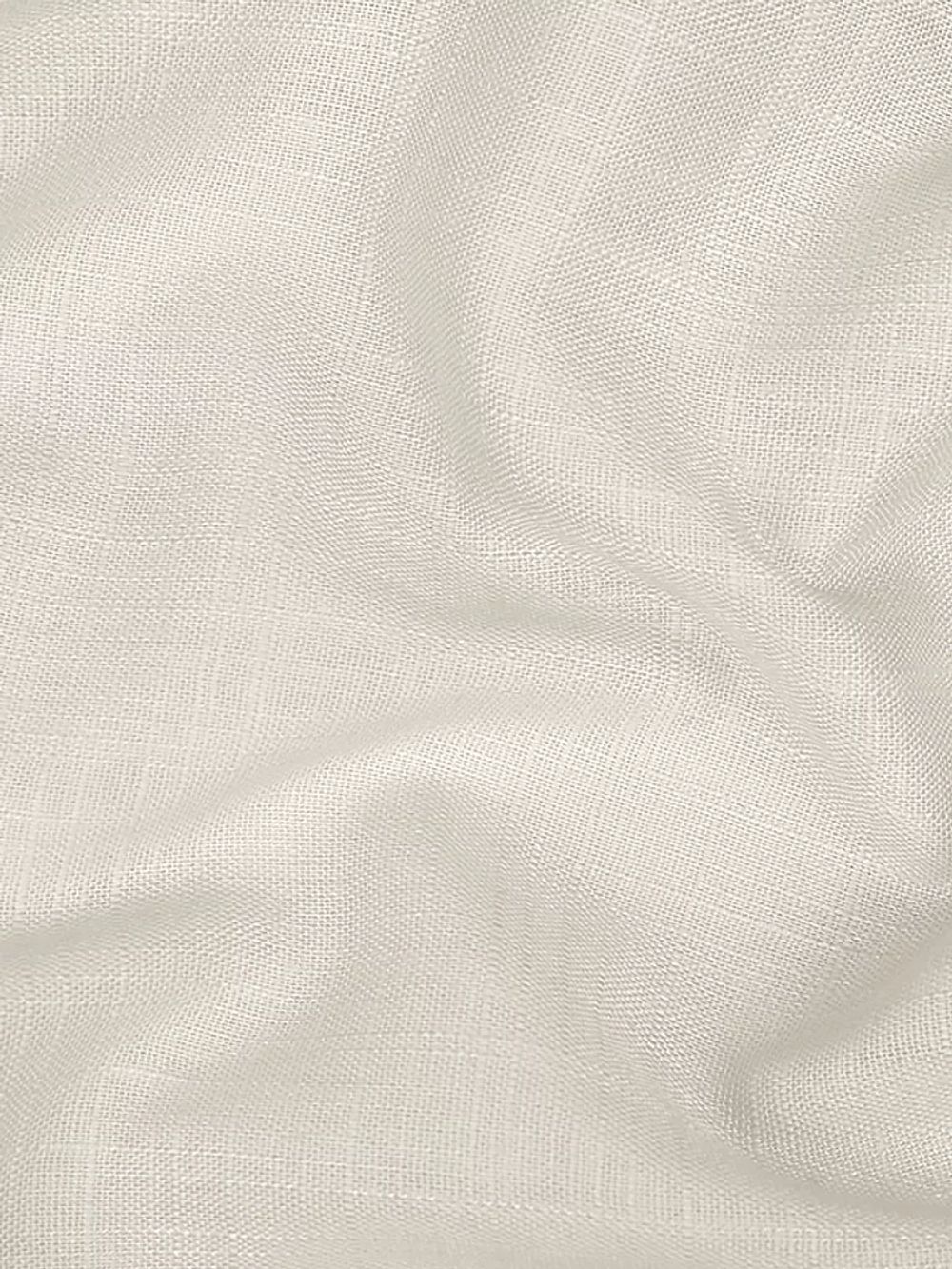 Льняная ткань 190 г/м², 140 см / 2 метра, TBY.Li.1002.01, 01 теплый белый