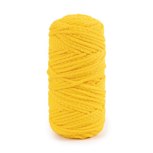 Шнур вязаный ⌀3.0 мм, 50 м, 03 желтый, Gamma ШБ-3