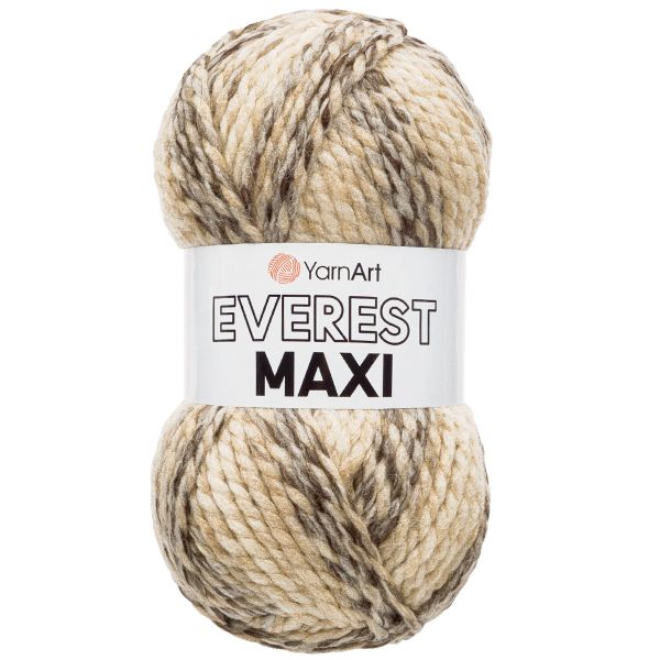 Пряжа YarnArt (ЯрнАрт) Everest Maxi / уп.3 мот. по 200 г, 134 м, 8022 меланж