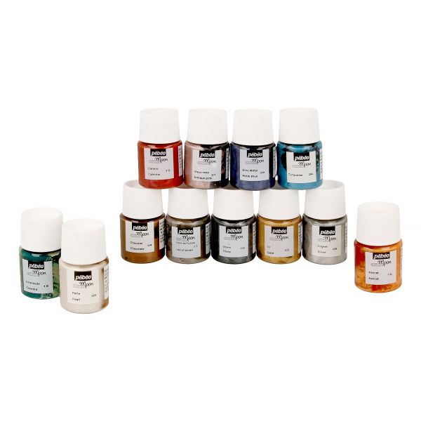 Набор красок Pebeo Fantasy MooИсследование с фактурным эффектом 12 цв. 20 мл