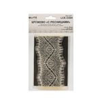 Кружево шантильи (реснички) 100 мм / 5х3 м, кремовый, Blitz LCE-33SH