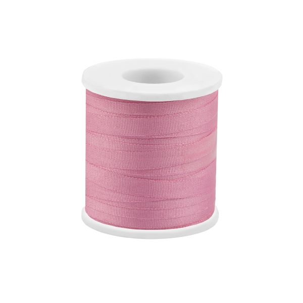 Лента (тесьма) шелковая 4.0 мм / 45.5±0.5 метров, №071 св.розовый, Gamma SR-4