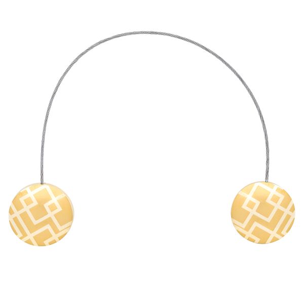 Клипсы для штор магнитные с тросом, 30см ⌀45, 2П