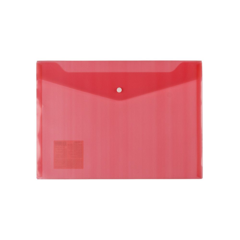 Папка-конверт с кнопкой Classic Lite А4, 120 мкр, диагональ, 20 шт, красный 2205312, Expert Complete