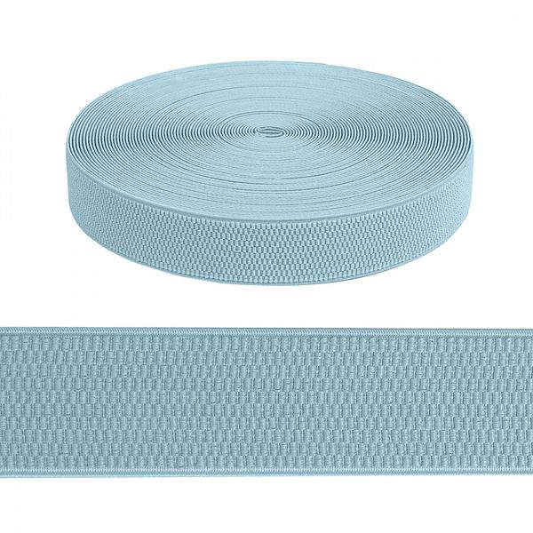 Резинка для подтяжек (помочная) 40.0 мм / 25 метров, ультра, RD.40183, F183 голубой