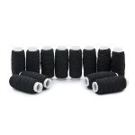 Нитки спандекс ⌀0.6 мм, 0213-5010, черный, 12 катушек