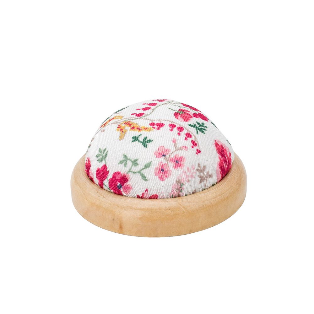 Игольница из ткани с подушечкой 8 см, ассорти (4)