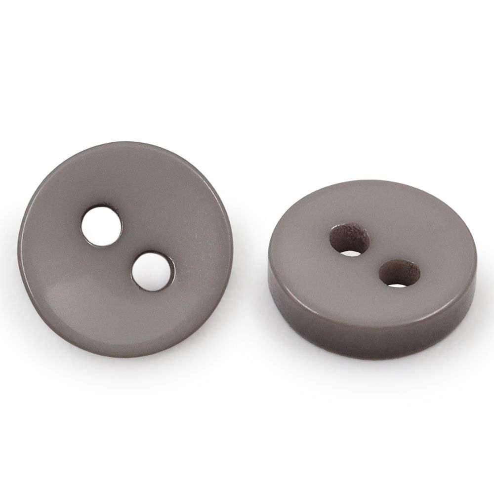 Пуговицы 2 прокола 14L, 9 мм, (Gray (серый)), NE74, 144 шт