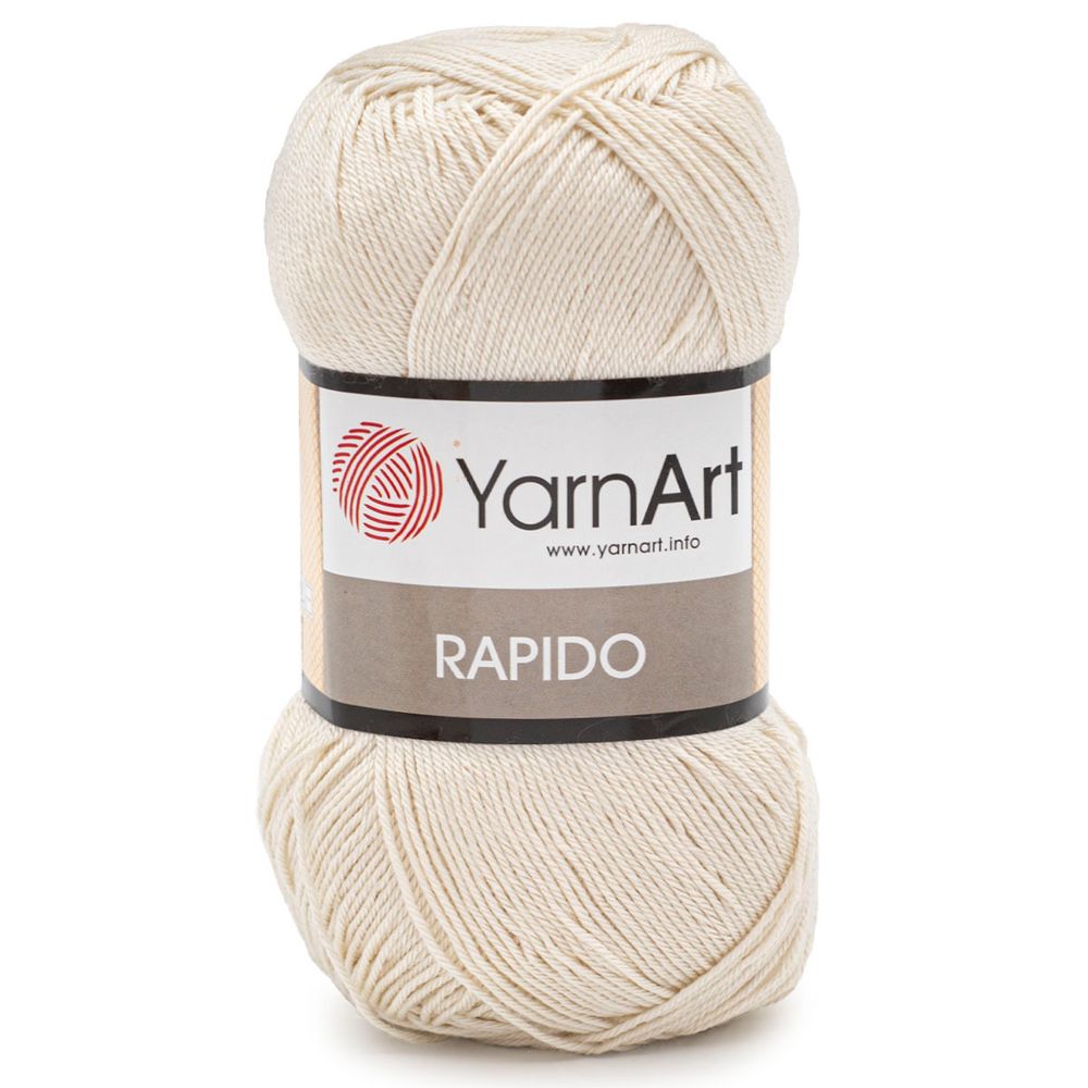 Пряжа YarnArt (ЯрнАрт) Rapido / уп.5 мот. по 100 г, 350м, 673 кремовый /TOS/