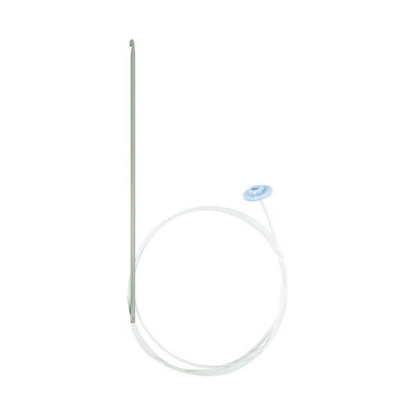 Крючок тунисский с леской алюминий ⌀2.5 мм, 80 см, в чехле, Gamma SH4