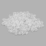 Бусины акрил ⌀10 мм, прозрач. в цвете, граненый куб, 50 г, Astra&Craft (MG.3245-17 прозрачный)