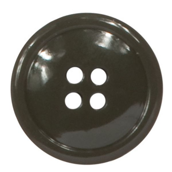 Пуговицы 4 прокола костюмные 15 мм, 36 шт, D237 темный хаки, Gamma EL 0019