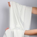 Атлас стрейч для нижнего белья 107 г/м², 125 см / 25 метров, 0180 цв.белый