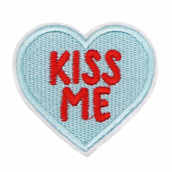 Термоаппликация Kiss Me, 5,3х5см, Hobby&Pro