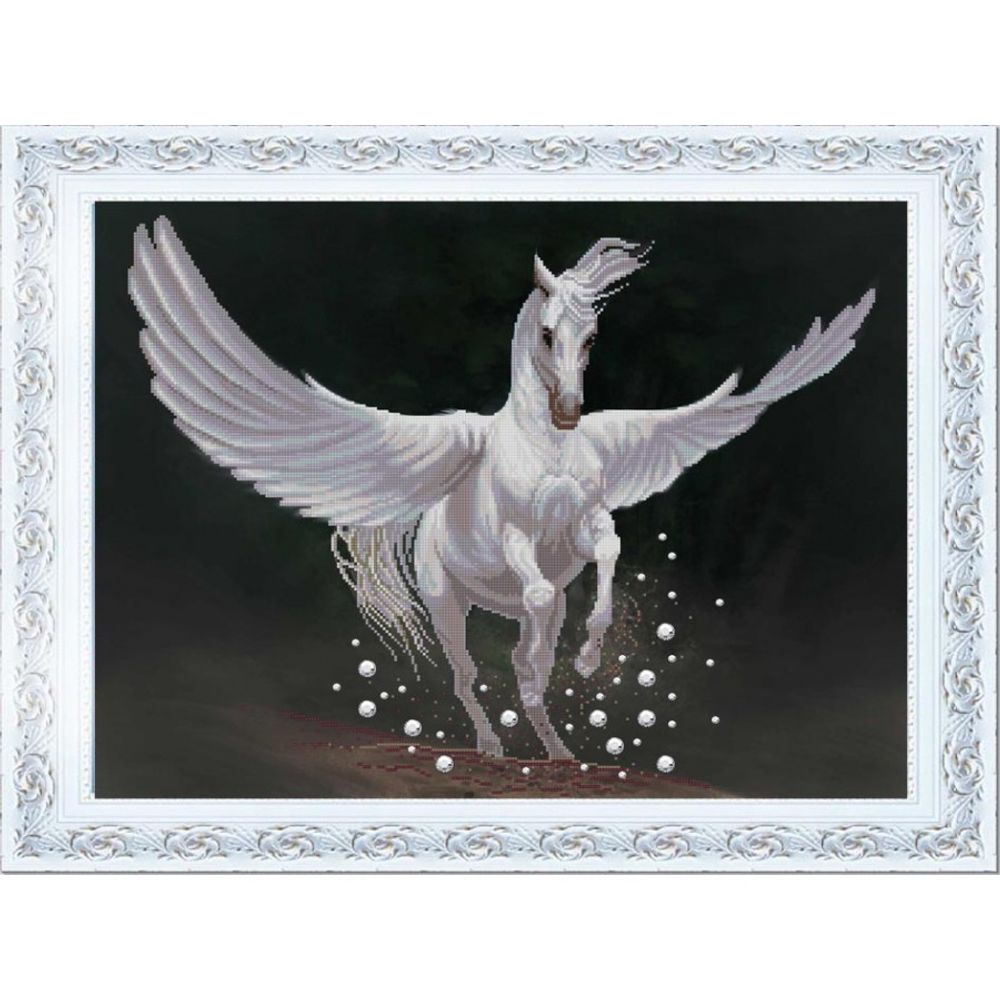 Рисунок для вышивания Конек (ткань), 1361 Крылатый конь 45х60 см